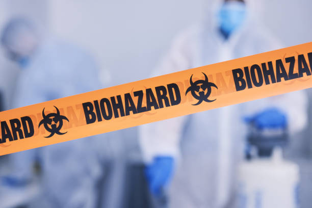 Professional Biohazard Cleanup technician working in Elgin, TX